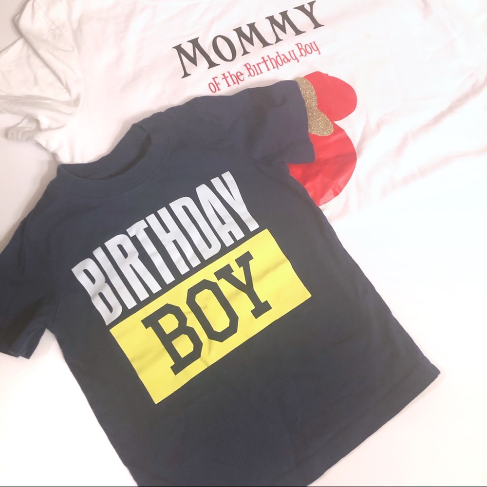 Mommy & Son (birthday boy) T-shirt bundle